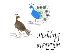 Wedding Birds Peacocks